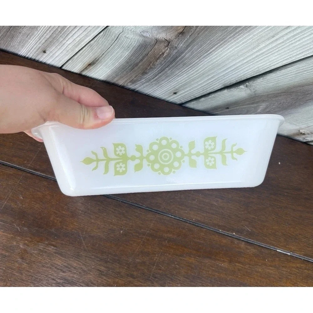Glasbake vintage milk